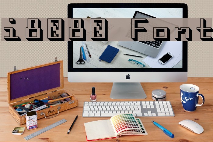 i8080 Font examples