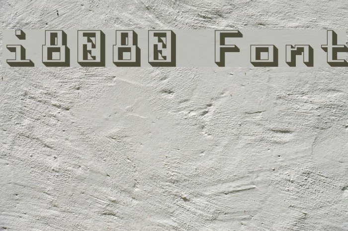 i8080 Font examples