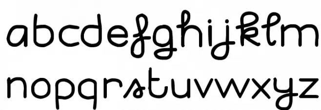 i&esnailmail خط أحرف صغيرة