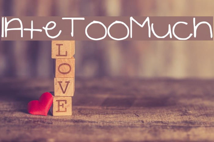 IAteTooMuch Example 1