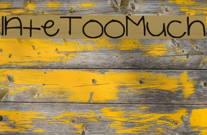 IAteTooMuch Example 3