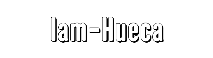 Iam-Hueca Font
