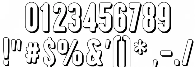 Iam-Hueca फ़ॉन्ट अन्य घर का काम