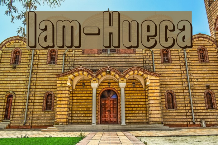 Iam-Hueca Font examples