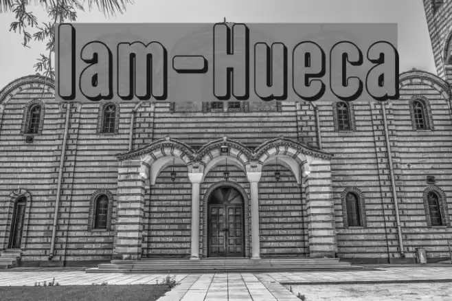 Iam-Hueca फ़ॉन्ट examples