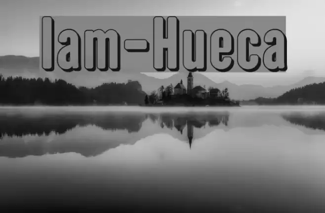 Iam-Hueca फ़ॉन्ट examples