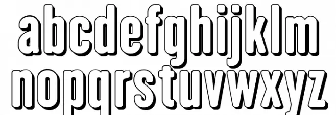 Iam-Hueca फ़ॉन्ट लोअरकेस