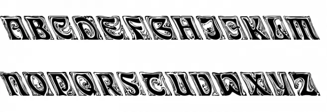 Ian Bent To Left 字体 大写