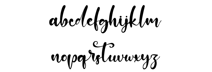 Ian Gillett Font LOWERCASE