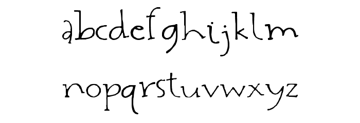 Ian Jude Font LOWERCASE