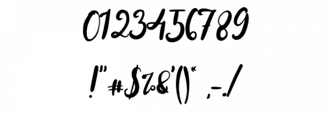 IanGillett Font OTHER CHARS