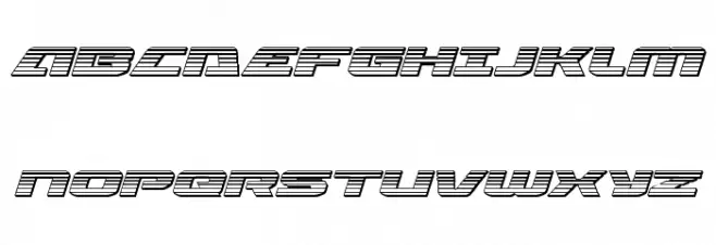 Iapetus Chrome Italic Schriftart Groß