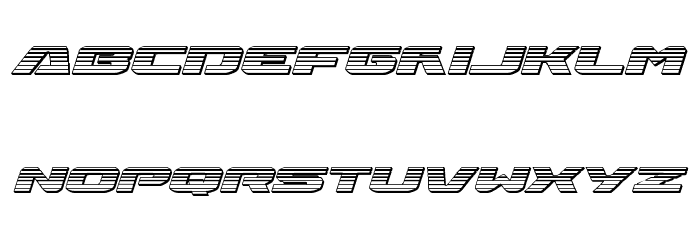 Iapetus Chrome Italic Font LOWERCASE
