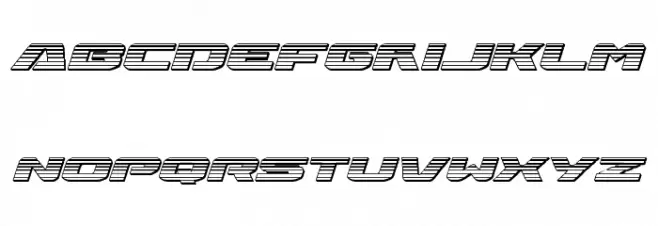 Iapetus Chrome Italic Font LOWERCASE