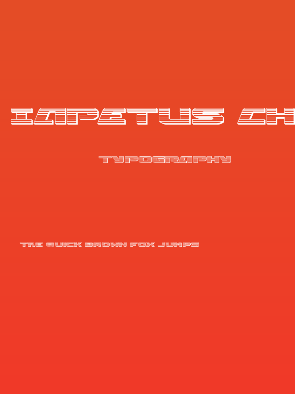 Iapetus Chrome Regular Poster