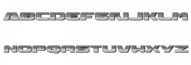 Iapetus Chrome Regular Font LOWERCASE