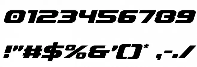 Iapetus Condensed Italic Font OTHER CHARS