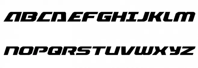Iapetus Condensed Italic Font Litere mari