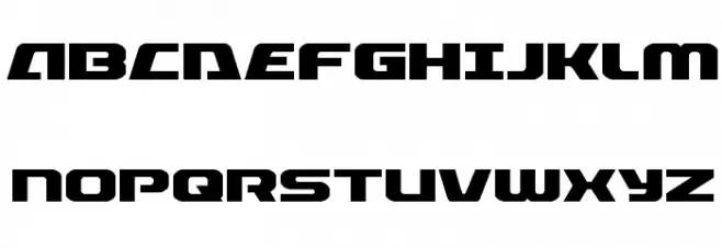 Iapetus Condensed Schriftart Groß
