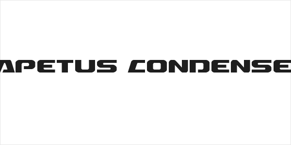 Iapetus Condensed Logo