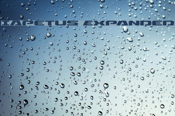 Iapetus Expanded Font examples
