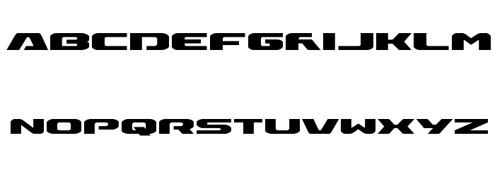 Iapetus Expanded Font LOWERCASE
