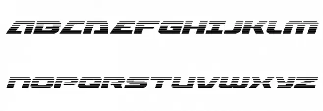 Iapetus Gradient Italic Fonte MAIÚSCULAS