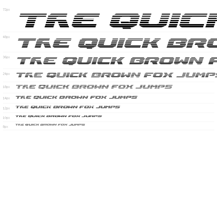 Iapetus Gradient Italic Waterfall