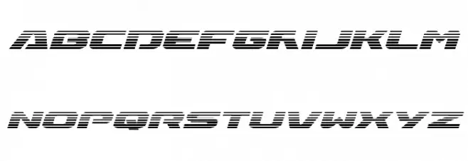 Iapetus Gradient Italic फ़ॉन्ट लोअरकेस