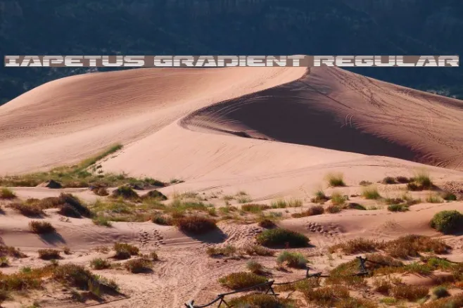 Iapetus Gradient Regular Example 1