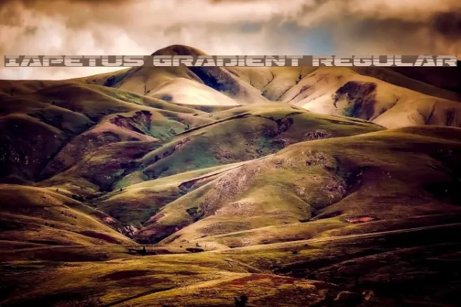 Iapetus Gradient Regular Example 2