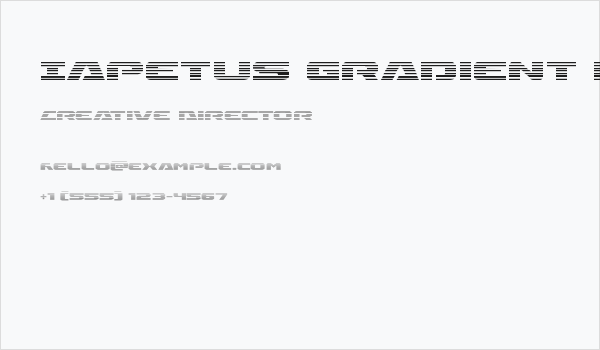 Iapetus Gradient Regular Business Card