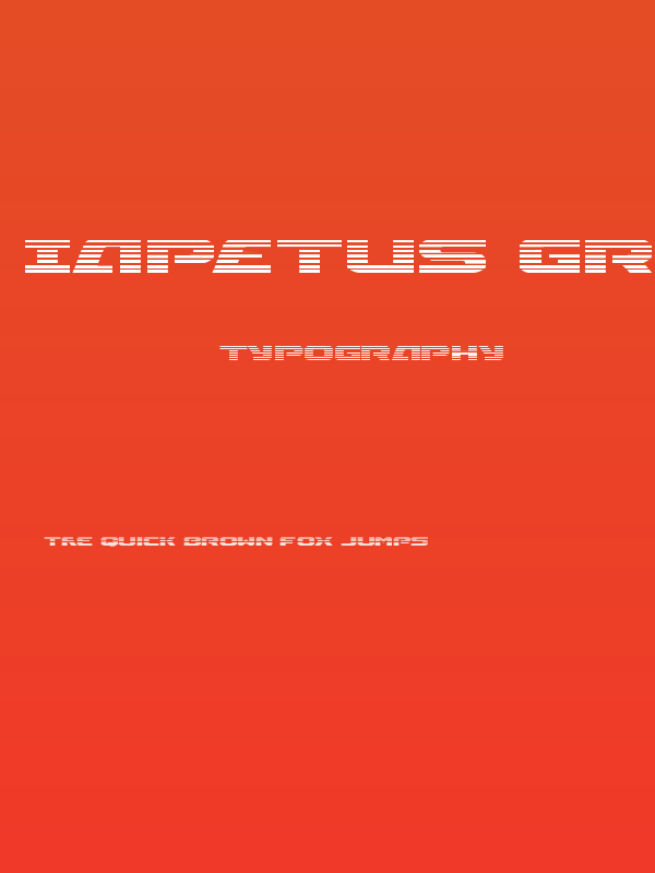 Iapetus Gradient Regular Poster