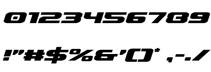 Iapetus Italic Font OTHER CHARS