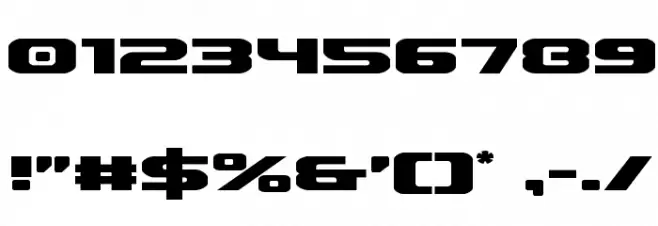 Iapetus Regular Font OTHER CHARS