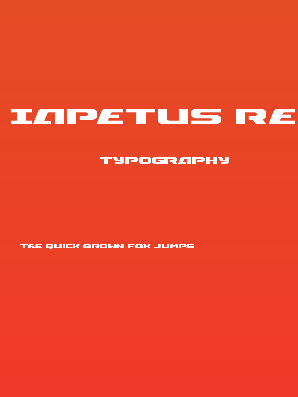 Iapetus Regular Poster