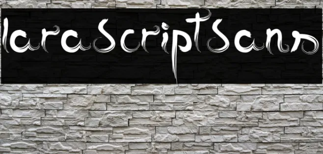 Iara-Script-Sans Example 1