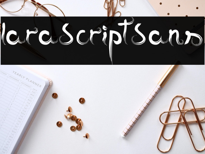 Iara-Script-Sans Example 3