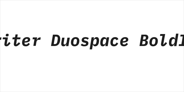 iA Writer Duospace BoldItalic Logo