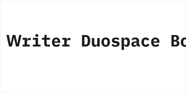 iA Writer Duospace Bold Logo