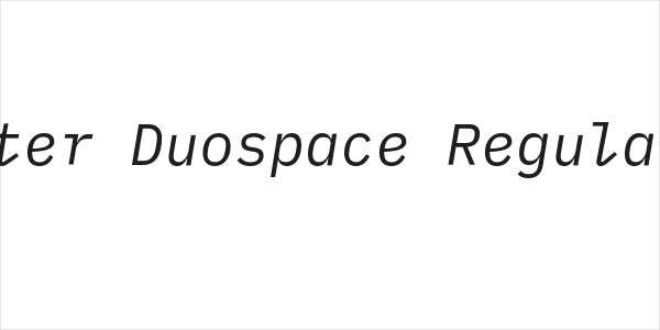 iA Writer Duospace RegularItalic Logo