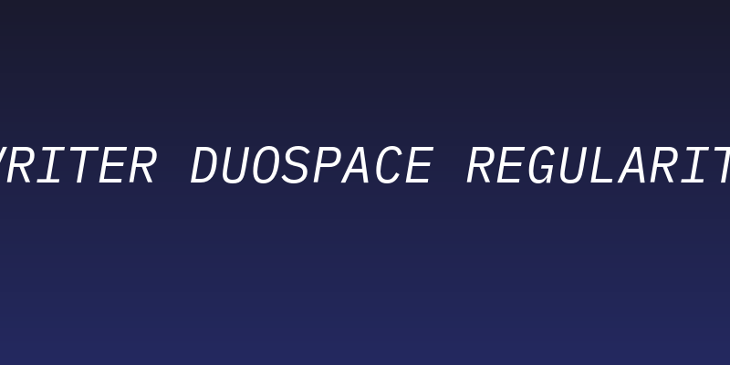 iA Writer Duospace RegularItalic Social Header