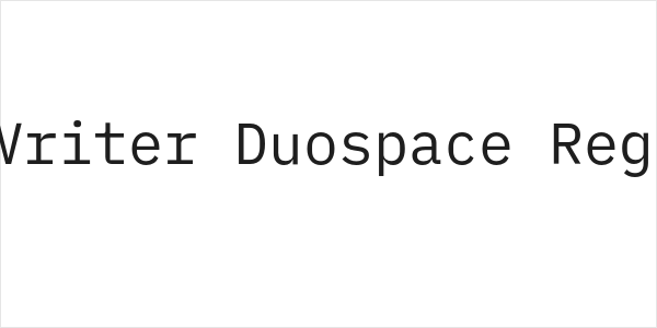 iA Writer Duospace Regular Logo