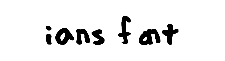 ians font Font