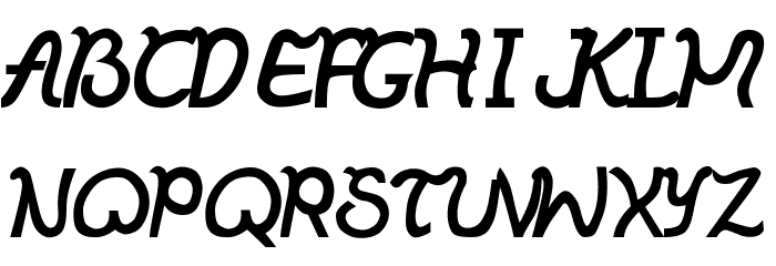 IBAYO Font LOWERCASE