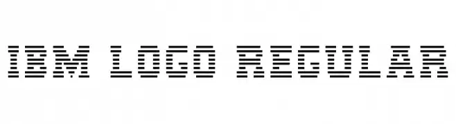 IBM Logo Regular  Fuentes Gratis Descargar