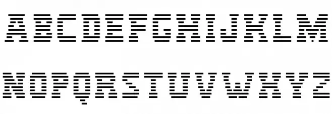 IBM Logo Regular Шрифта ВЕРХНИЙ