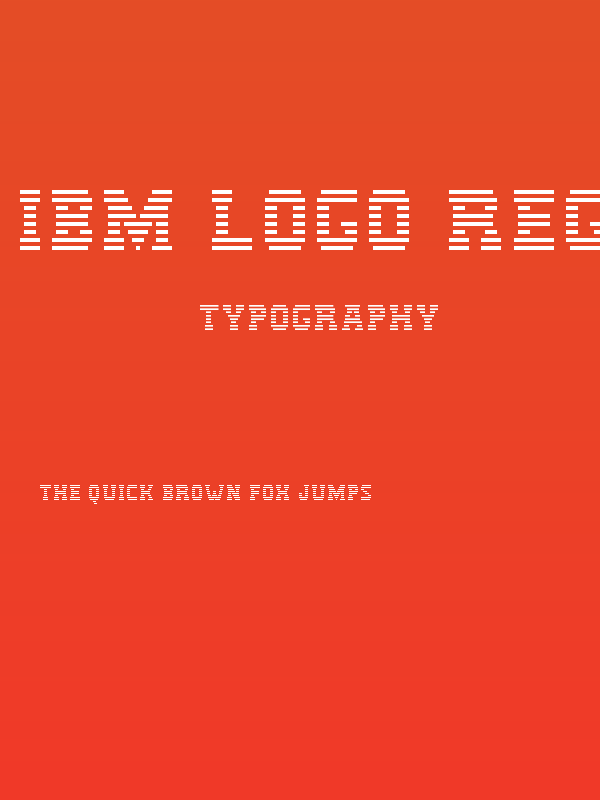 IBM Logo Regular Poster