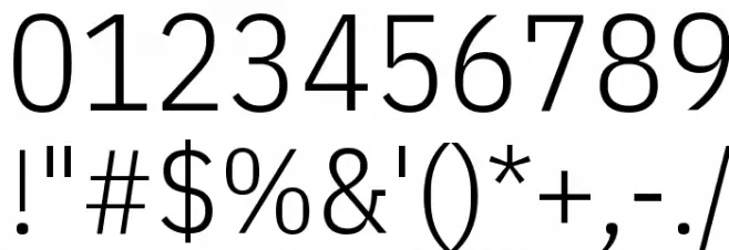 IBM Plex Sans Condensed Light  