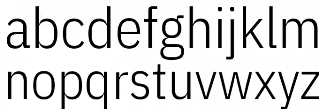 IBM Plex Sans Condensed Light  